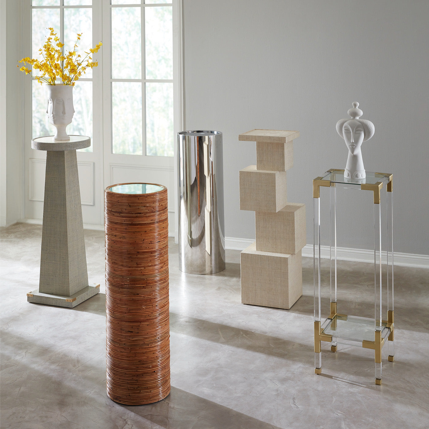 pedestal table collection - styled view