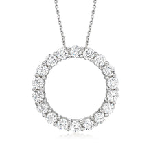 2.00 CT Round Lab-Grown Diamond | Pendant Necklace | 14K White Gold
