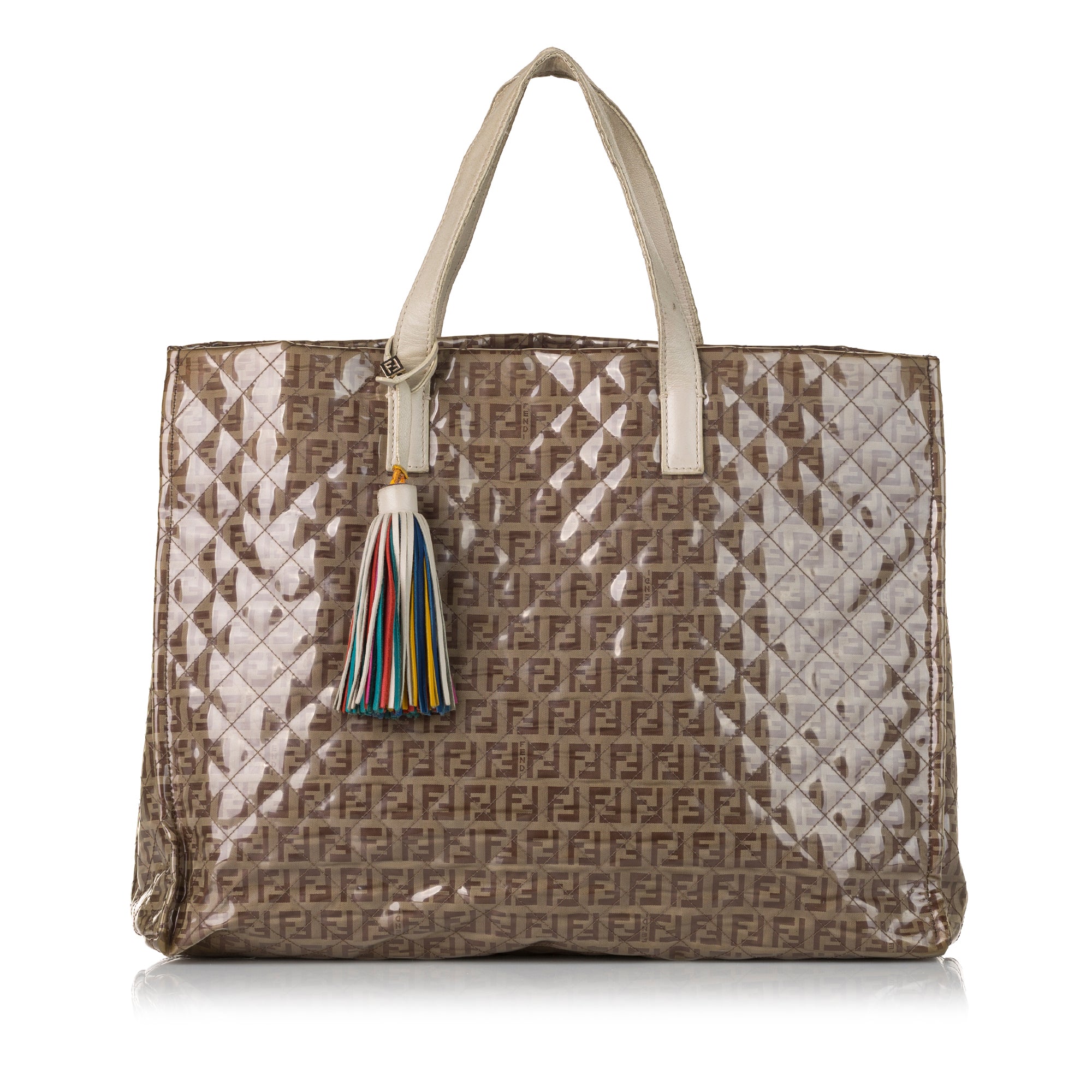 Fendi | Pre-Owned Zucchino Glazed Tote | Brown