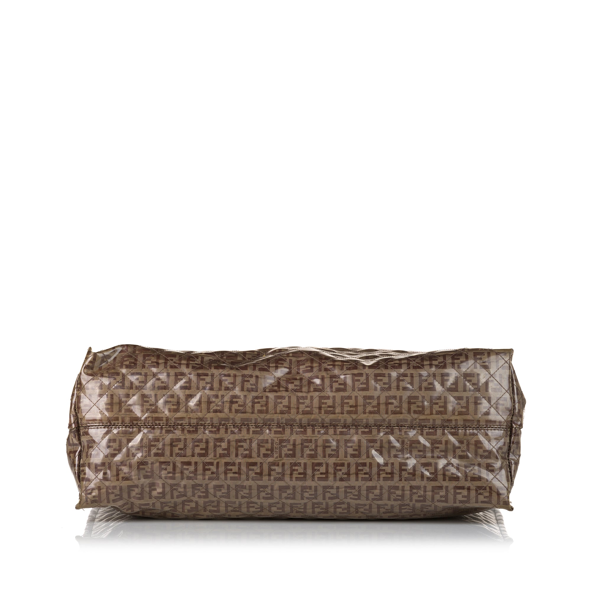 Fendi | Pre-Owned Zucchino Glazed Tote | Brown