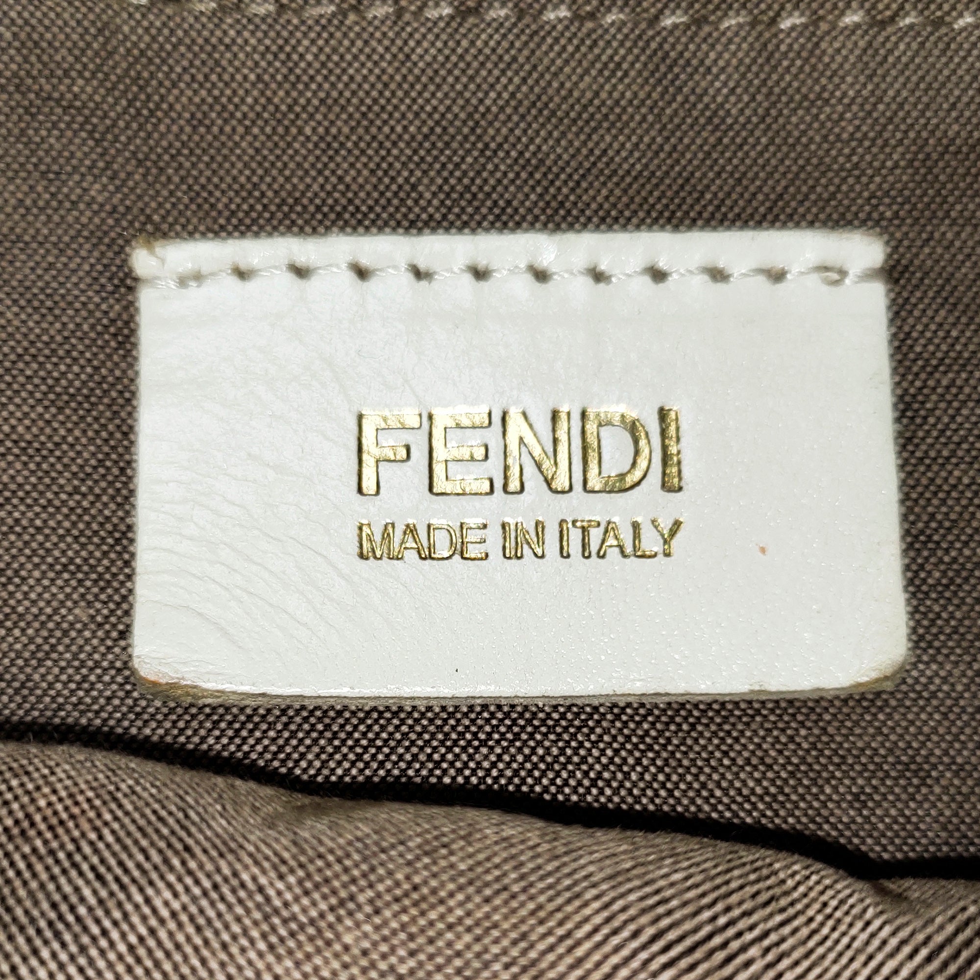 Fendi | Pre-Owned Zucchino Glazed Tote | Brown