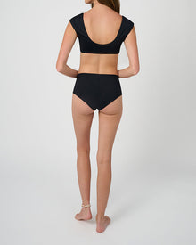 Off Shoulder Bikini Top | Black