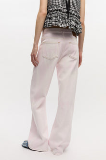 Washed Izey Jeans | Chalk Pink