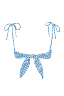 Tori Ties Bandeau Bikini Top | Wave Repeat