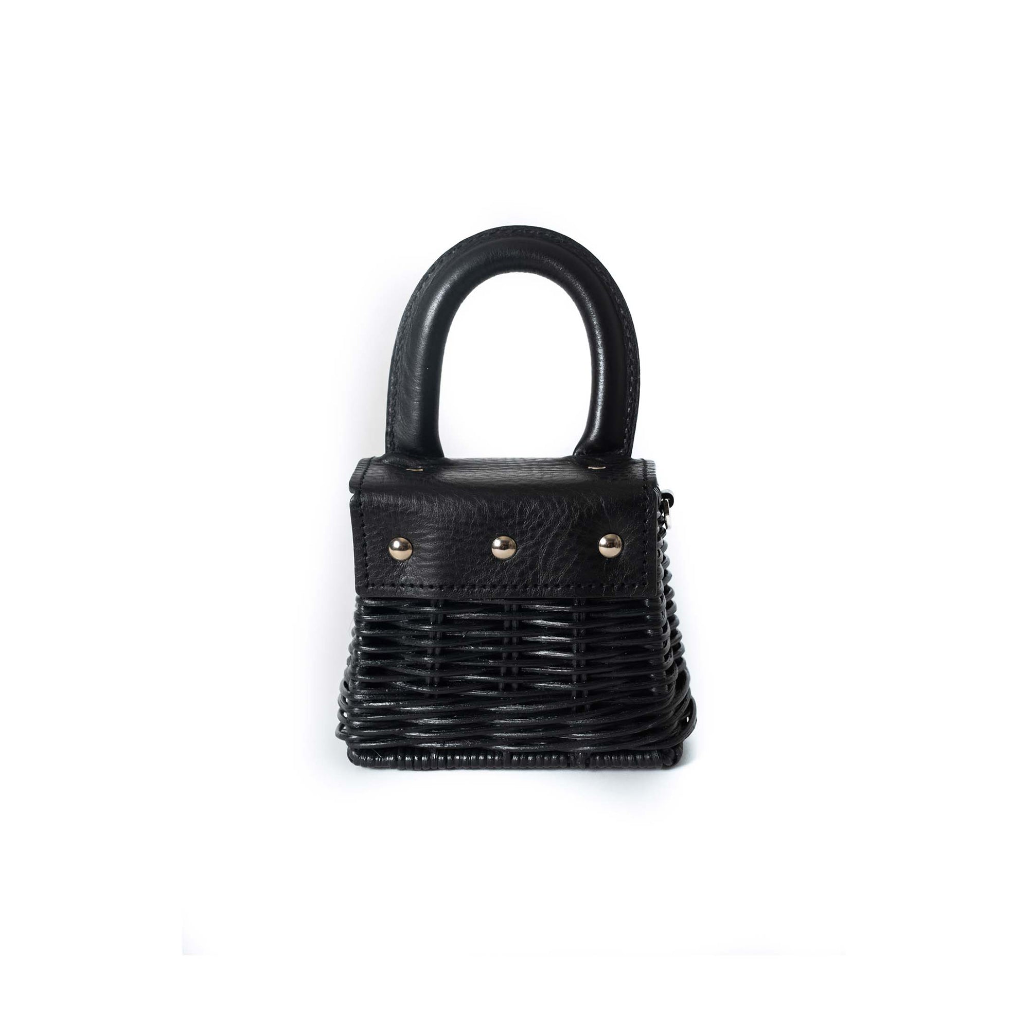 Wicker Wings - Wicker Handbag - Straw Bag - Woven Bag - Summer Bag - Basket Bag - Micro Bag - Wicker Bag (4660751237259)