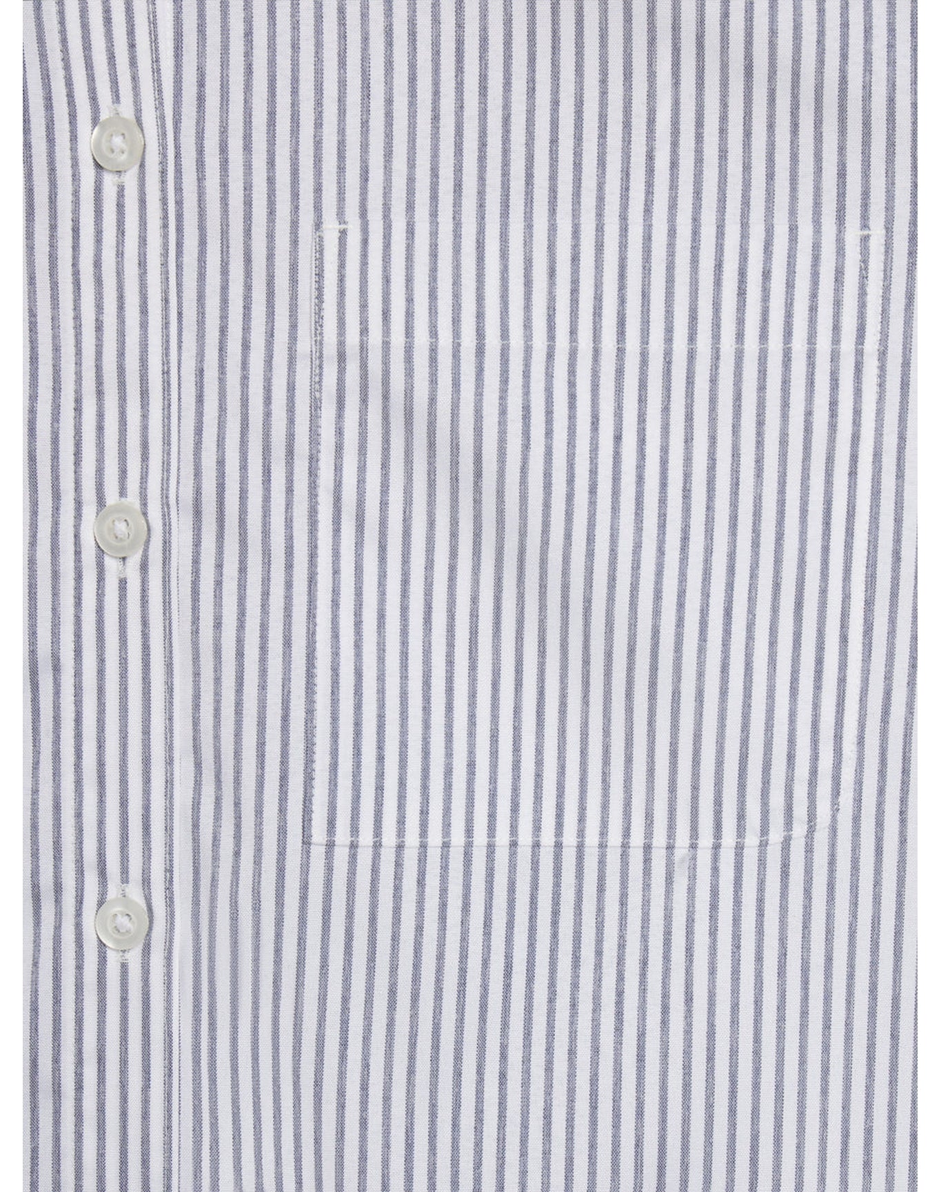 Women | AeroZero Relaxed Shirt | Blue Linen Stripe