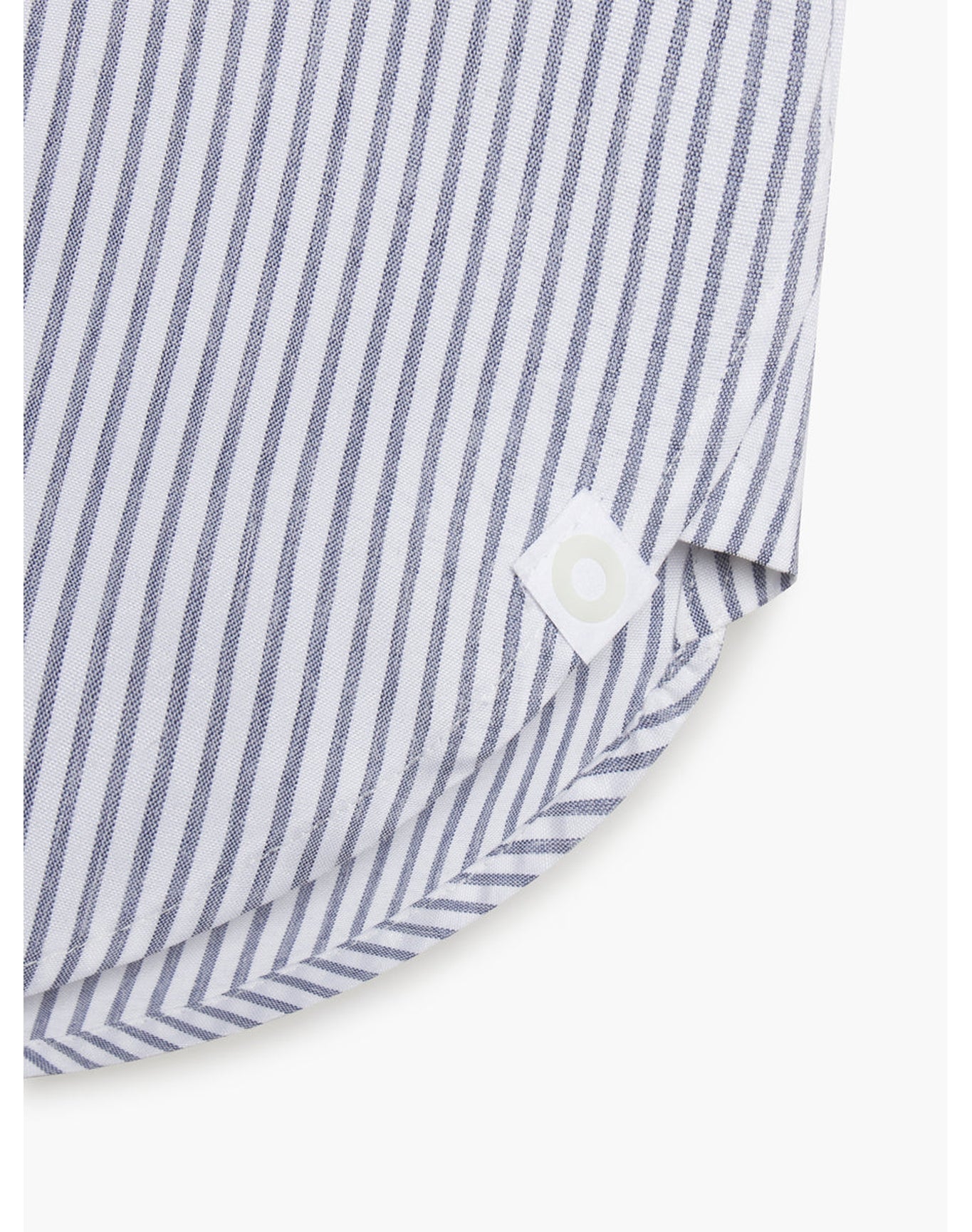 Women | AeroZero Relaxed Shirt | Blue Linen Stripe