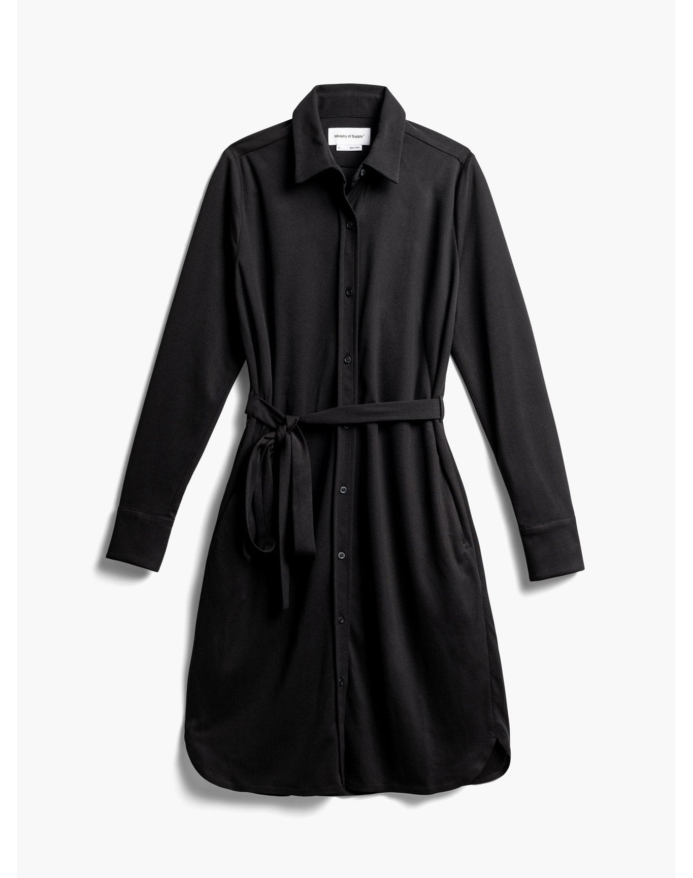 Women | Apollo Shirt Dress | Black