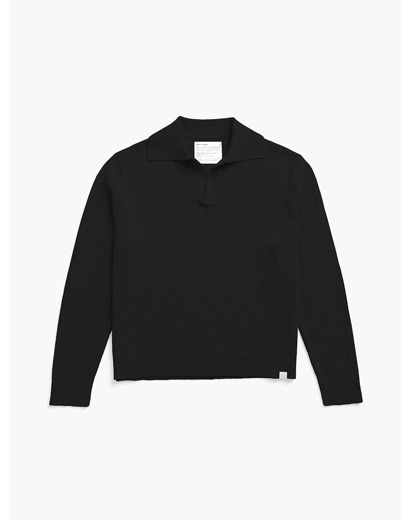 Women | Atlas Polo Sweater | Black