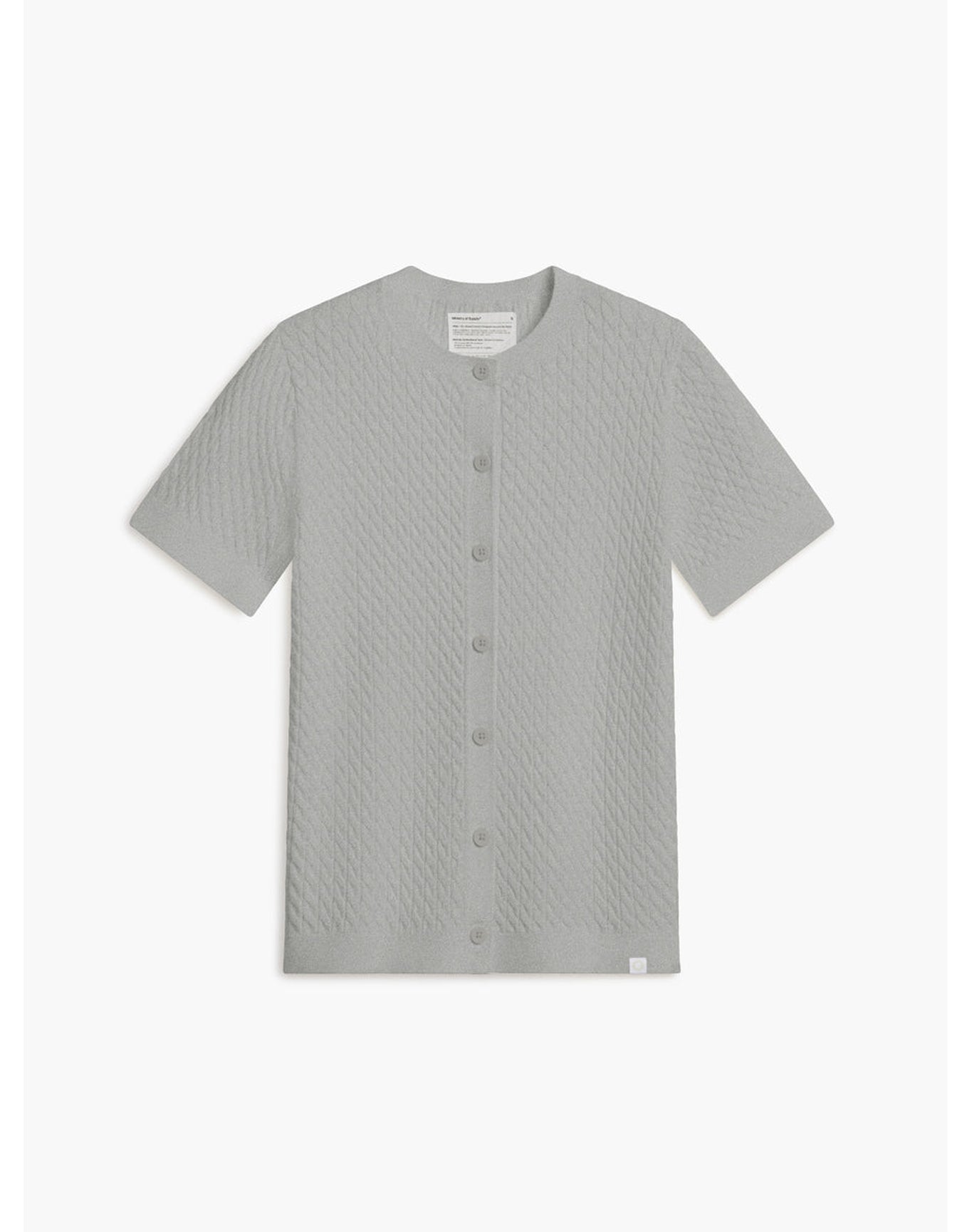Women | Atlas Textured Short Sleeve Shirt | Pearl