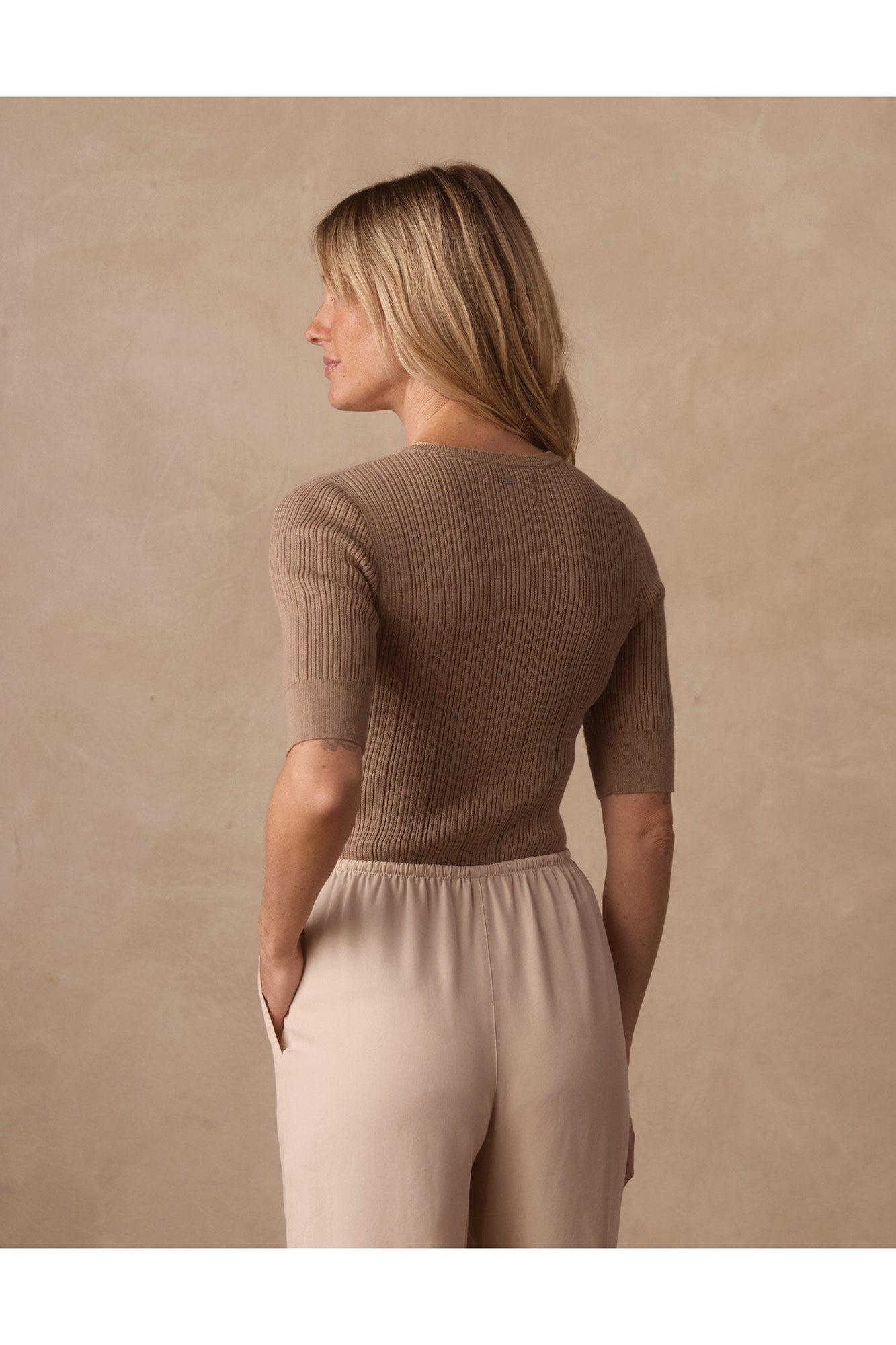 Women | Coco Henley Sweater | Taupe