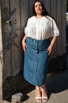 Women | Emma Denim Skirt | Blue