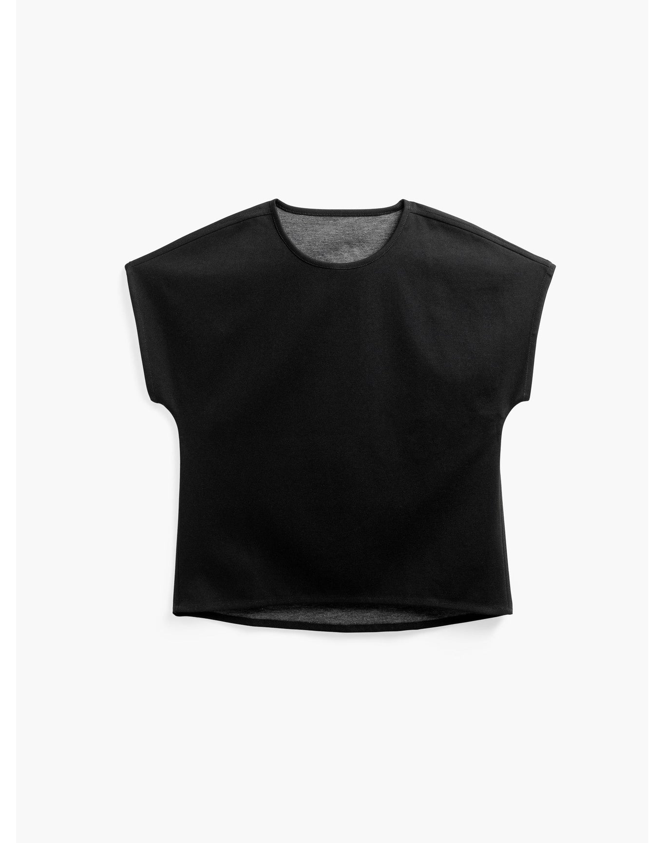 Women | Fusion Double Knit Reversible Tee | Black x Charcoal