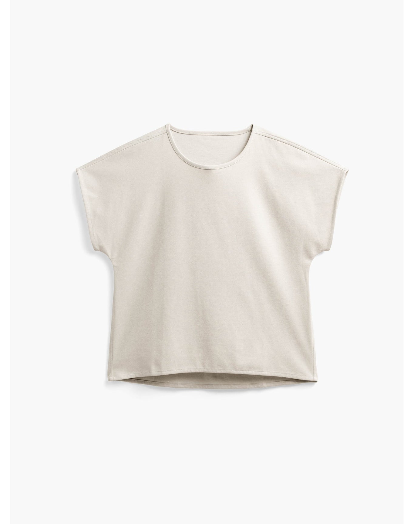 Women | Fusion Double Knit Reversible Tee | Oatmeal x Oatmeal Heather