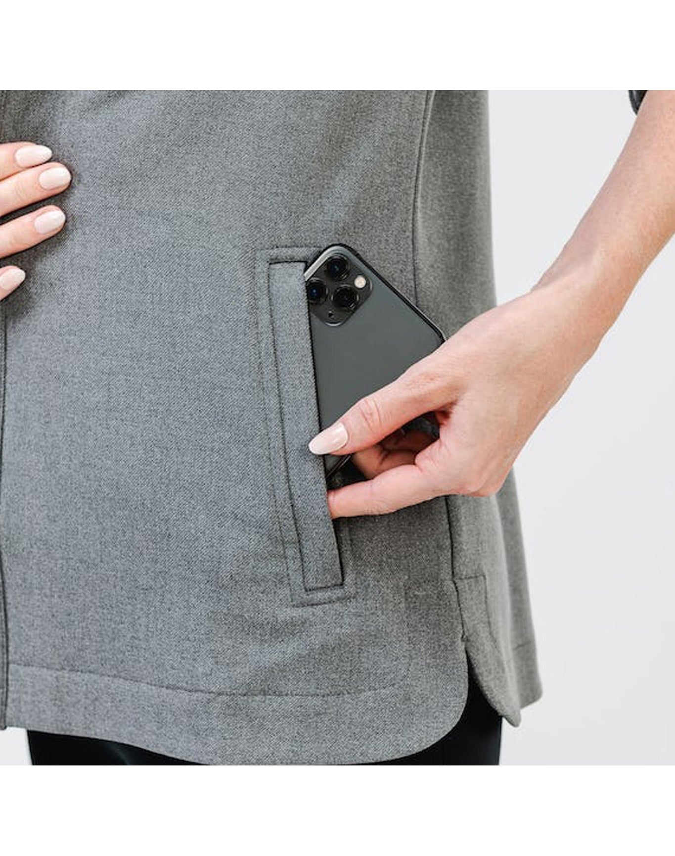 Women | Fusion Overshirt | Medium Grey Heather