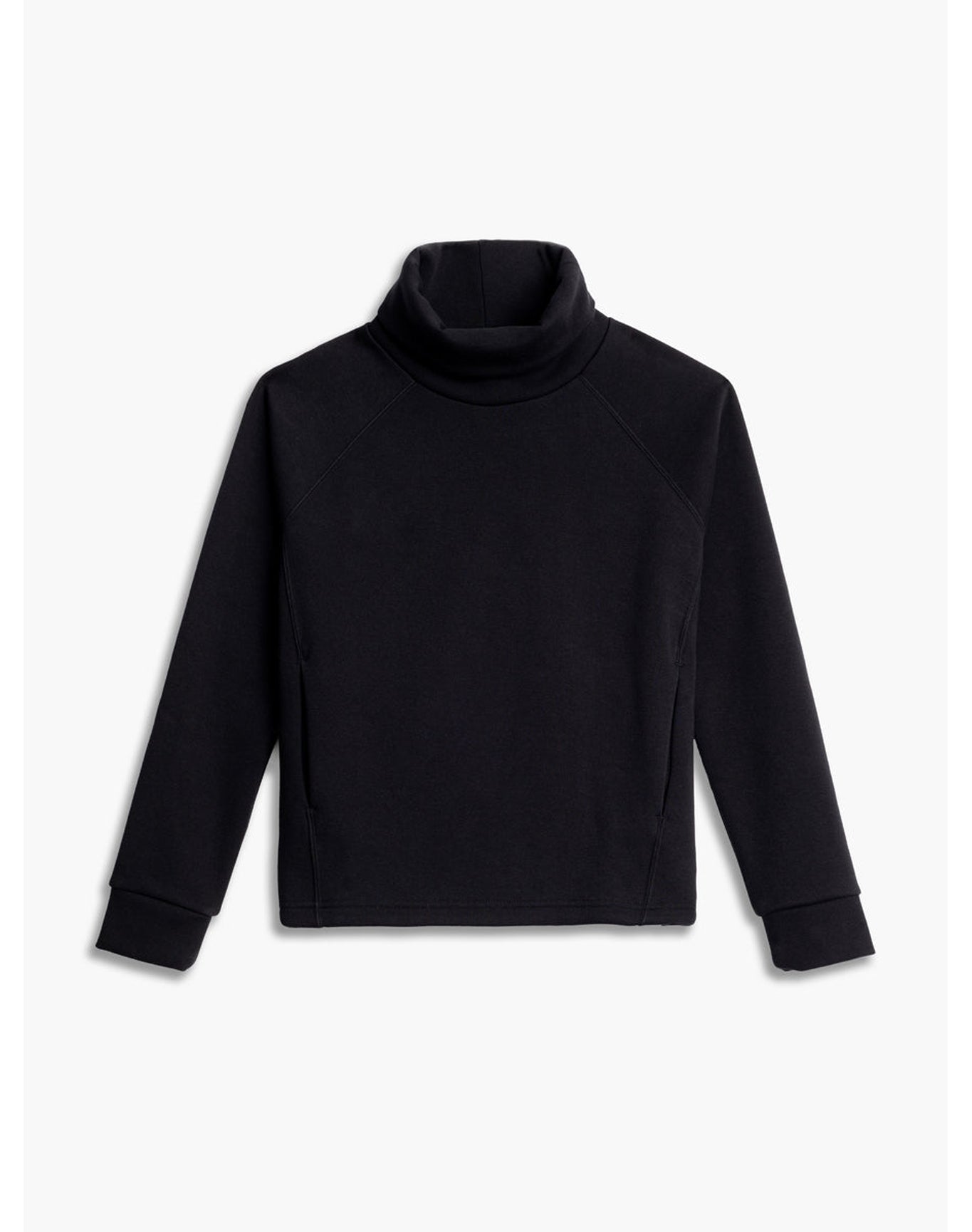 Women | Hybrid Fleece Funnel Neck | Black