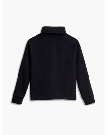 Women | Hybrid Fleece Funnel Neck | Black