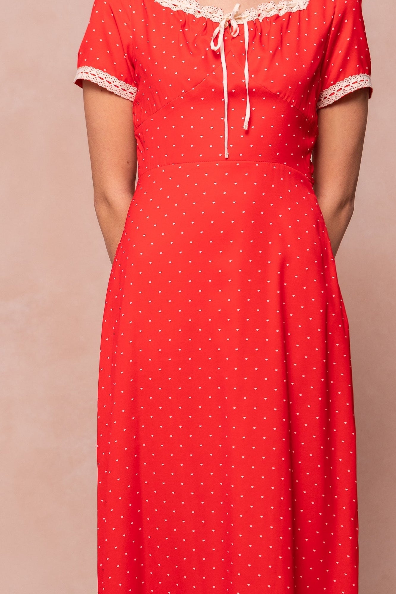 Women | Libby Dress | Red x Multi