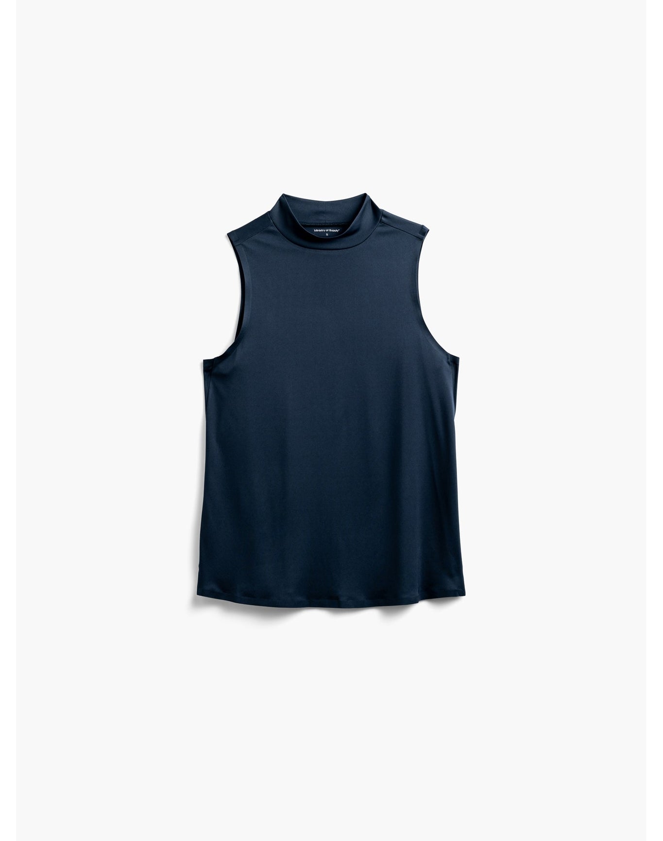Women | Luxe Touch Mock Neck Tank | Navy