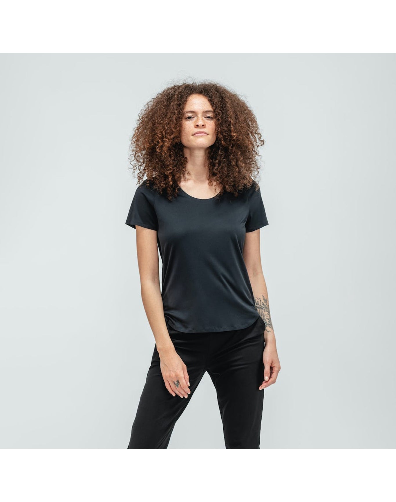 Women | Luxe Touch Tee | Black