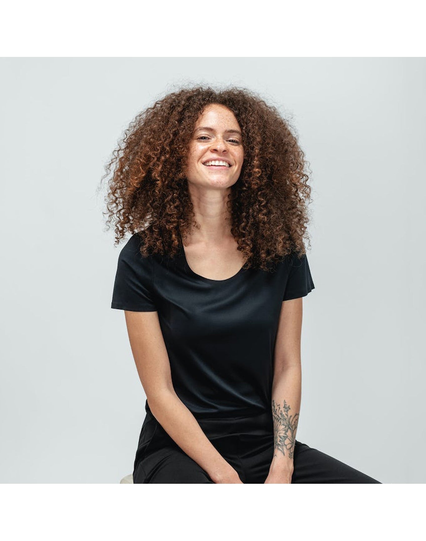 Women | Luxe Touch Tee | Black