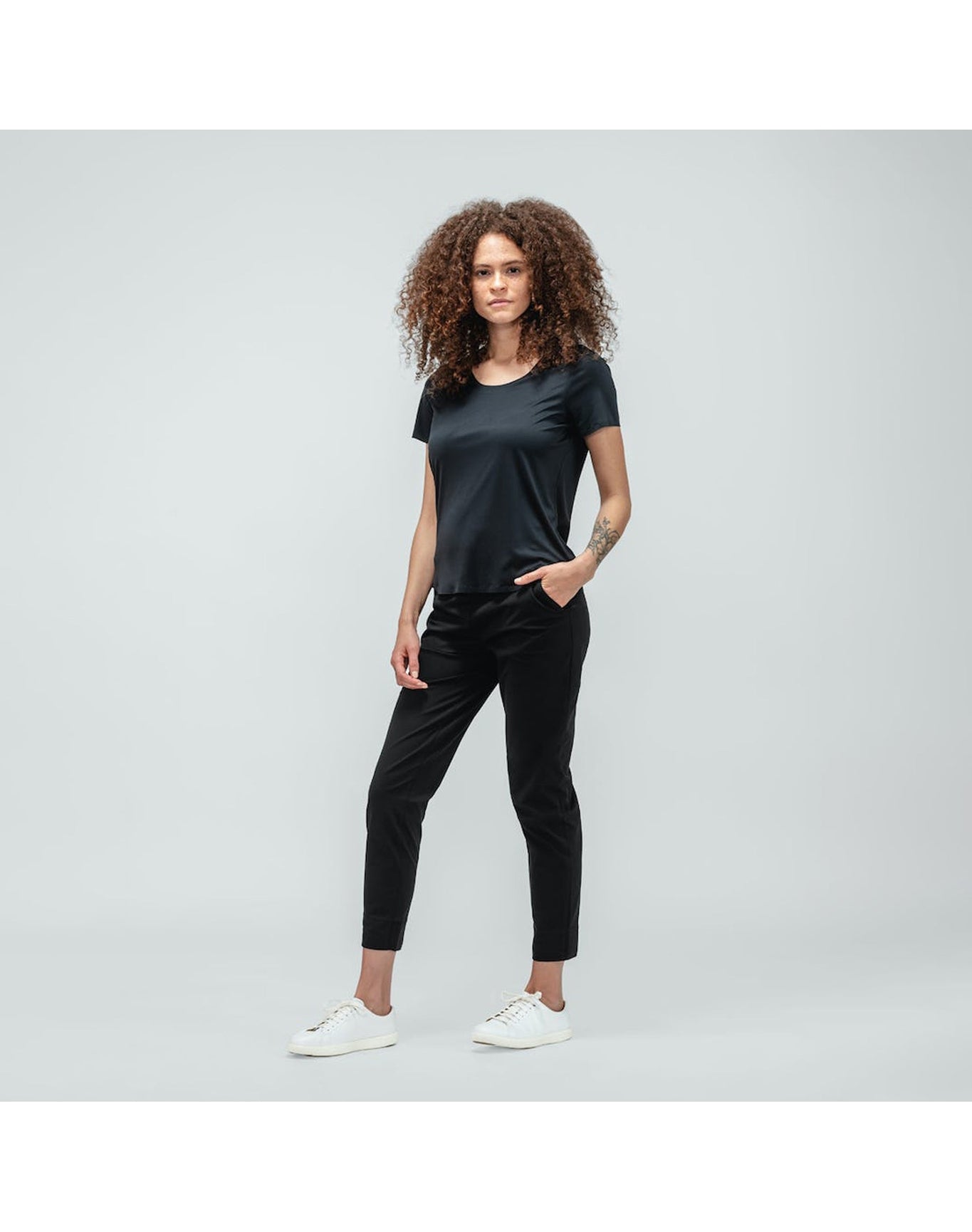 Women | Luxe Touch Tee | Black
