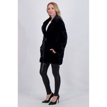 Women | Mink Jacket | Navy