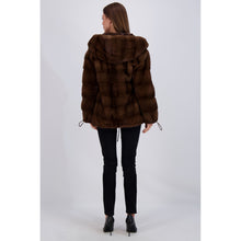 Women | Mink Parka | Kastanie