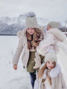 Women | Pearl Angora Adult Hat | Gray