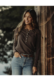 Women | Puremeso Henley | Java