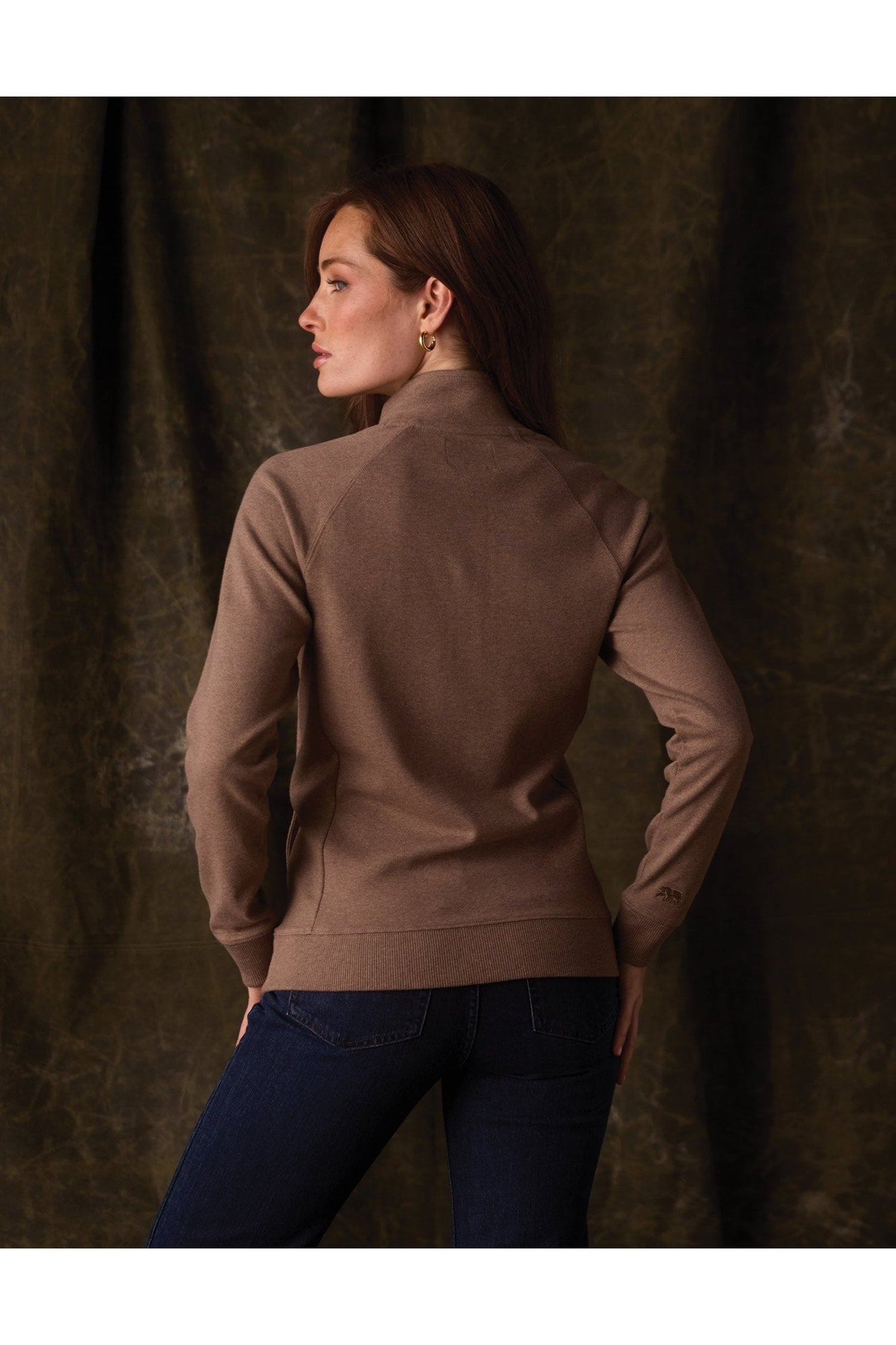 Women | Puremeso Weekend Snap Pullover | Taupe