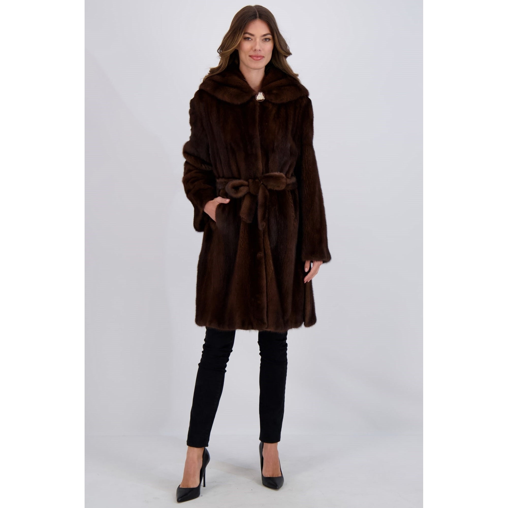 Women | Sheared Mink Parka | Augerbine