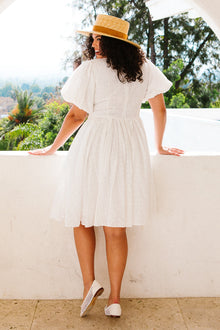 Women | Thea Eyelet Dress | White