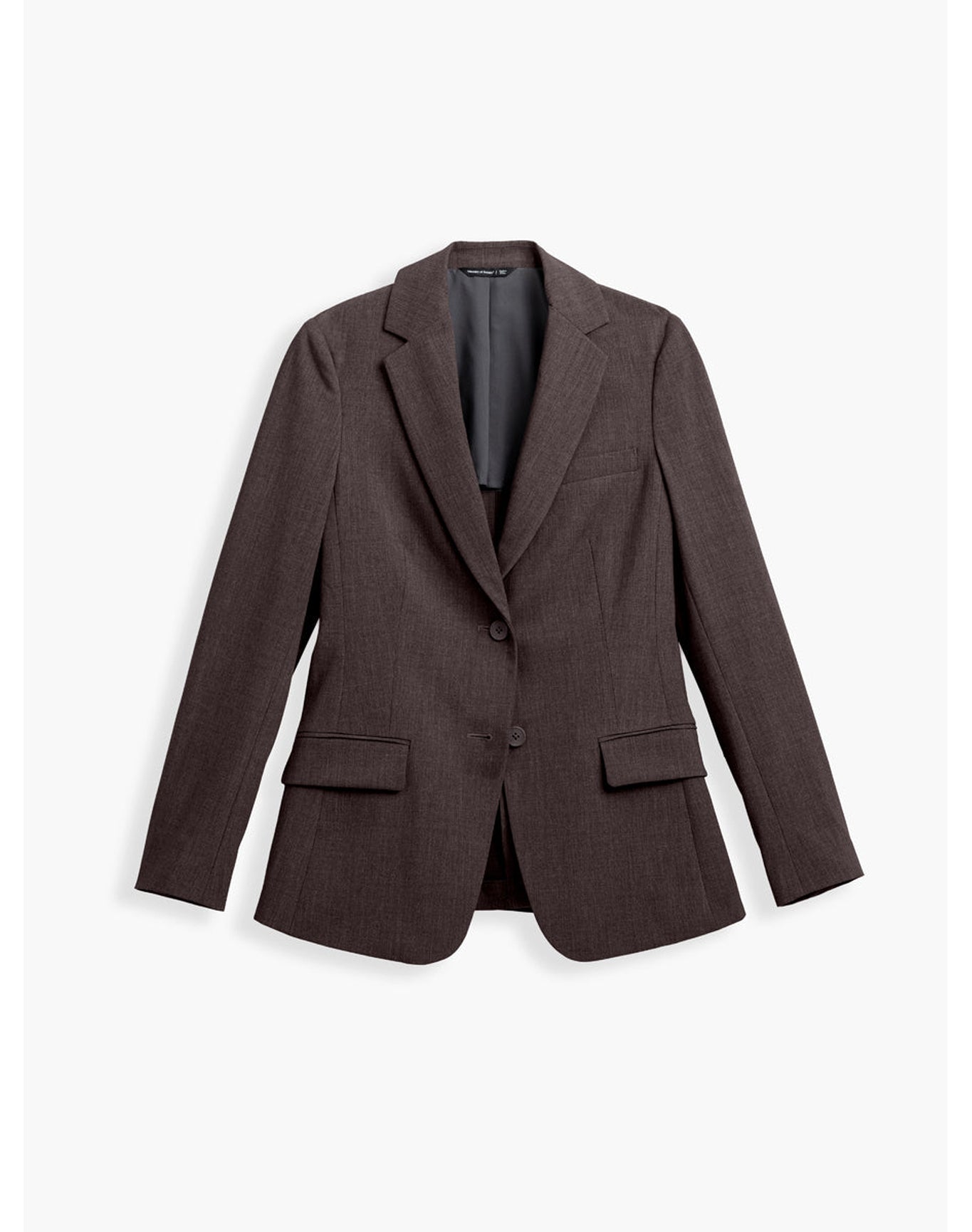 Women | Velocity Tailored Blazer | Dark Chocolate Heather