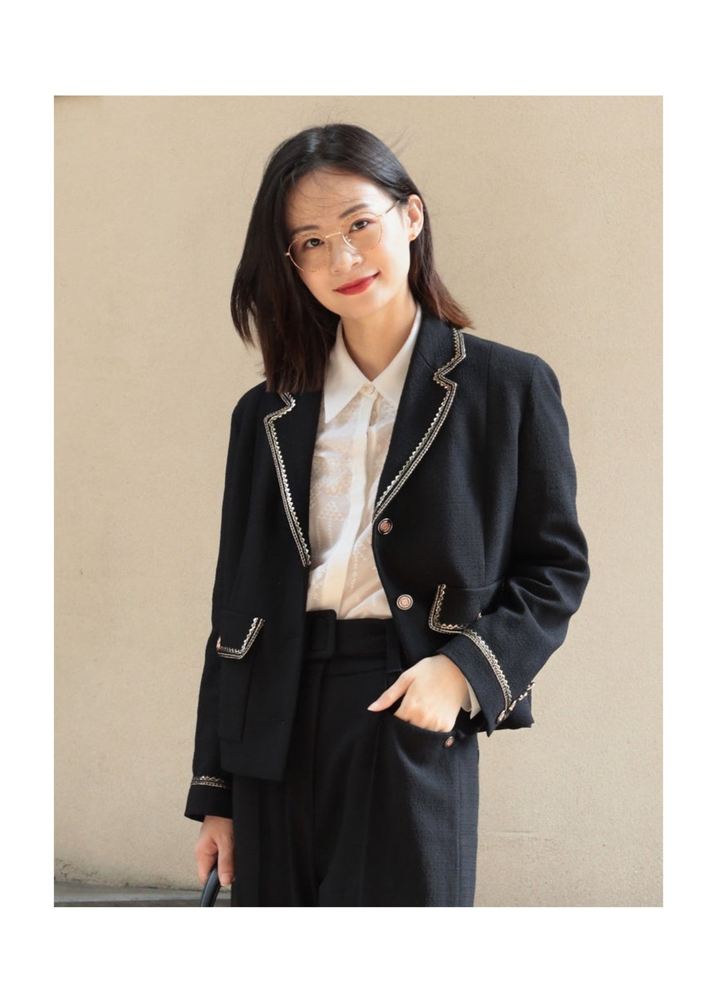 Wool Blazer | Black