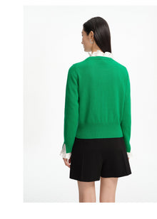 Wool Cardigan | Green