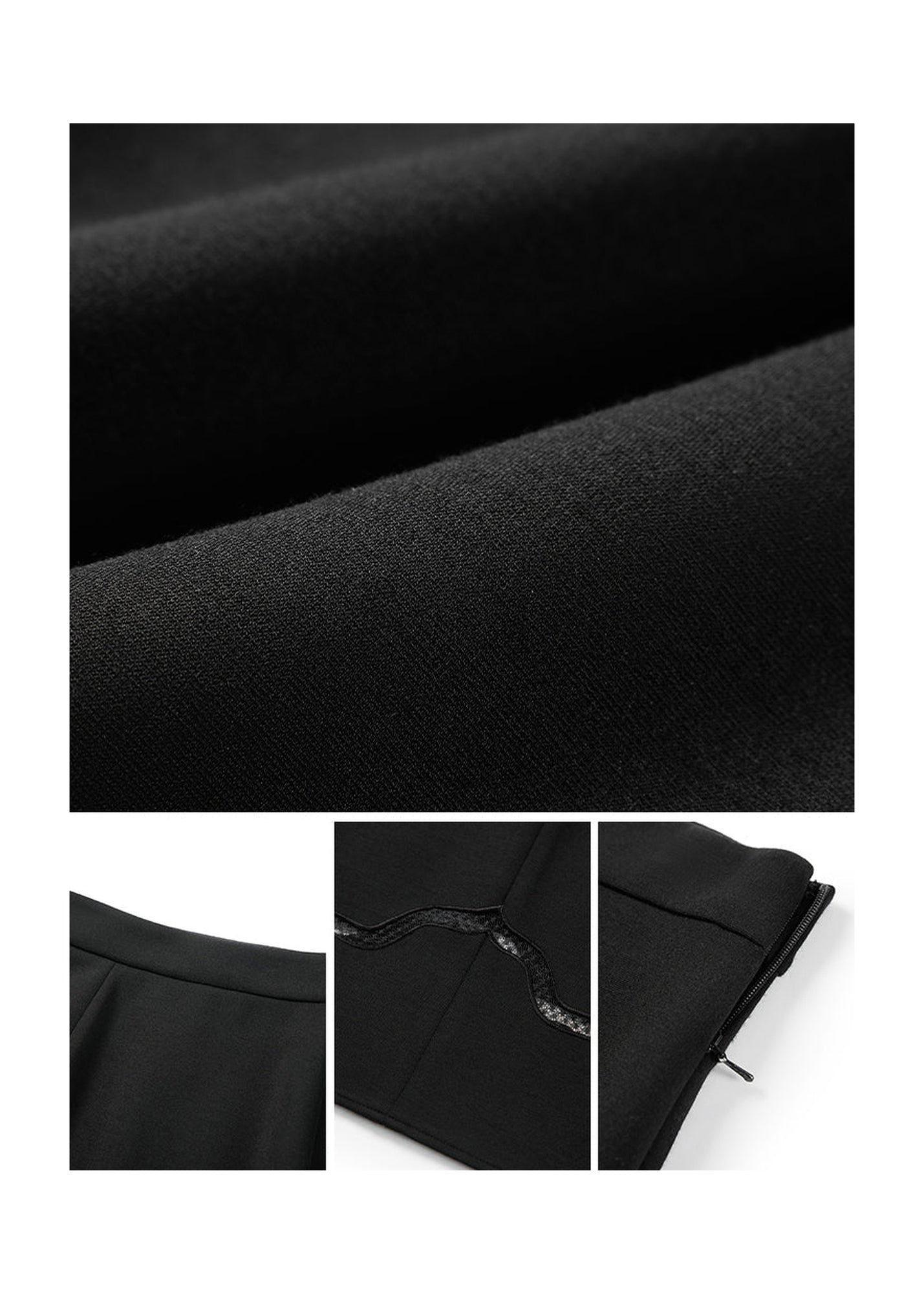 Wool Skirt | Black