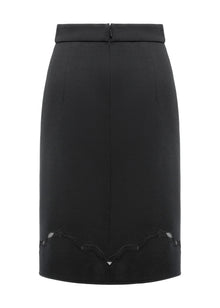 Wool Skirt | Black