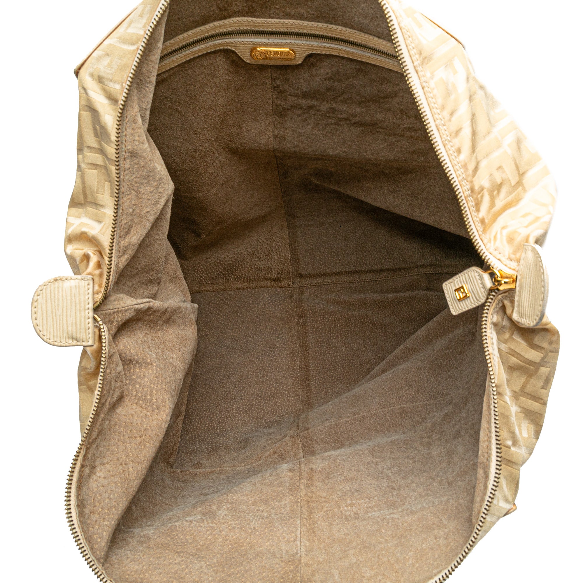 Fendi | Pre-Owned Zucca Nylon Travel Bag | Brown