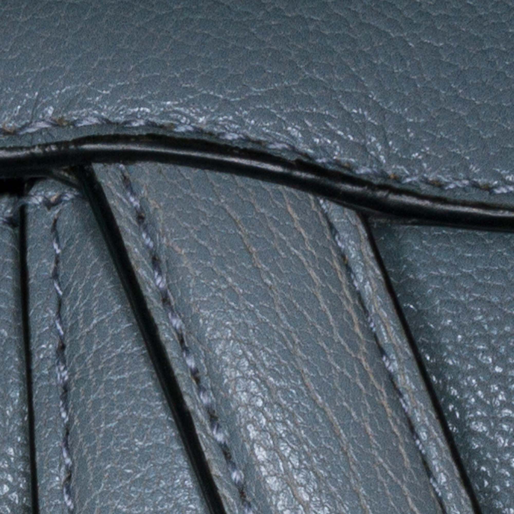 Dior | Pre-Owned Micro Leather Saddle | Blue