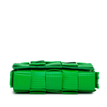 Bottega Veneta | Pre-Owned Nappa Intrecciato Fringed Cassette Crossbody | Green