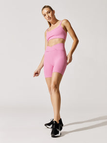 Year Of Ours | V Waist Biker Short | Pink