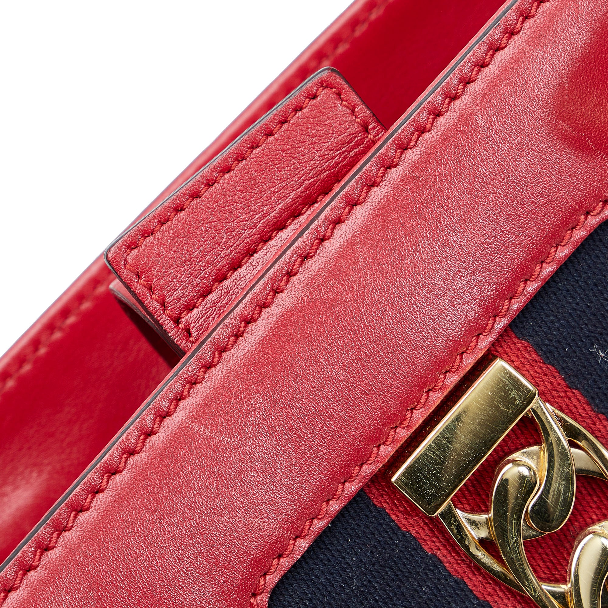 Gucci | Pre-Owned Sylvie Web Top Handle Satchel | Red