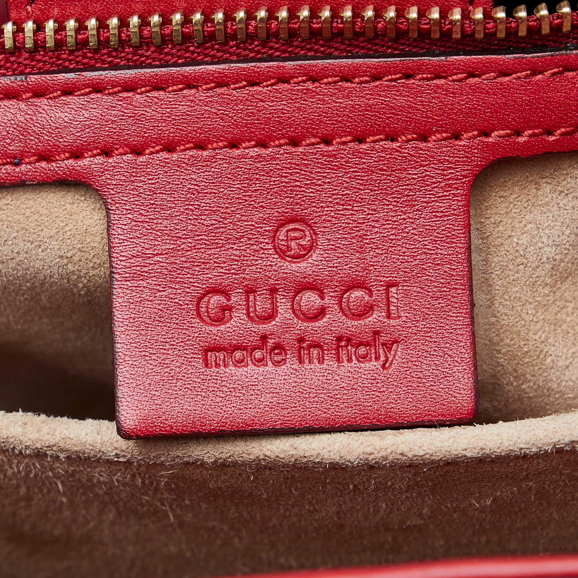 Gucci | Pre-Owned Sylvie Web Top Handle Satchel | Red