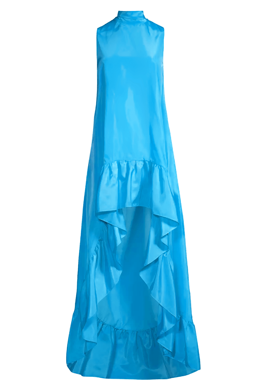 ONE33 SOCIAL | The Yolanda Blue High-Low Maxi Gown | Blue