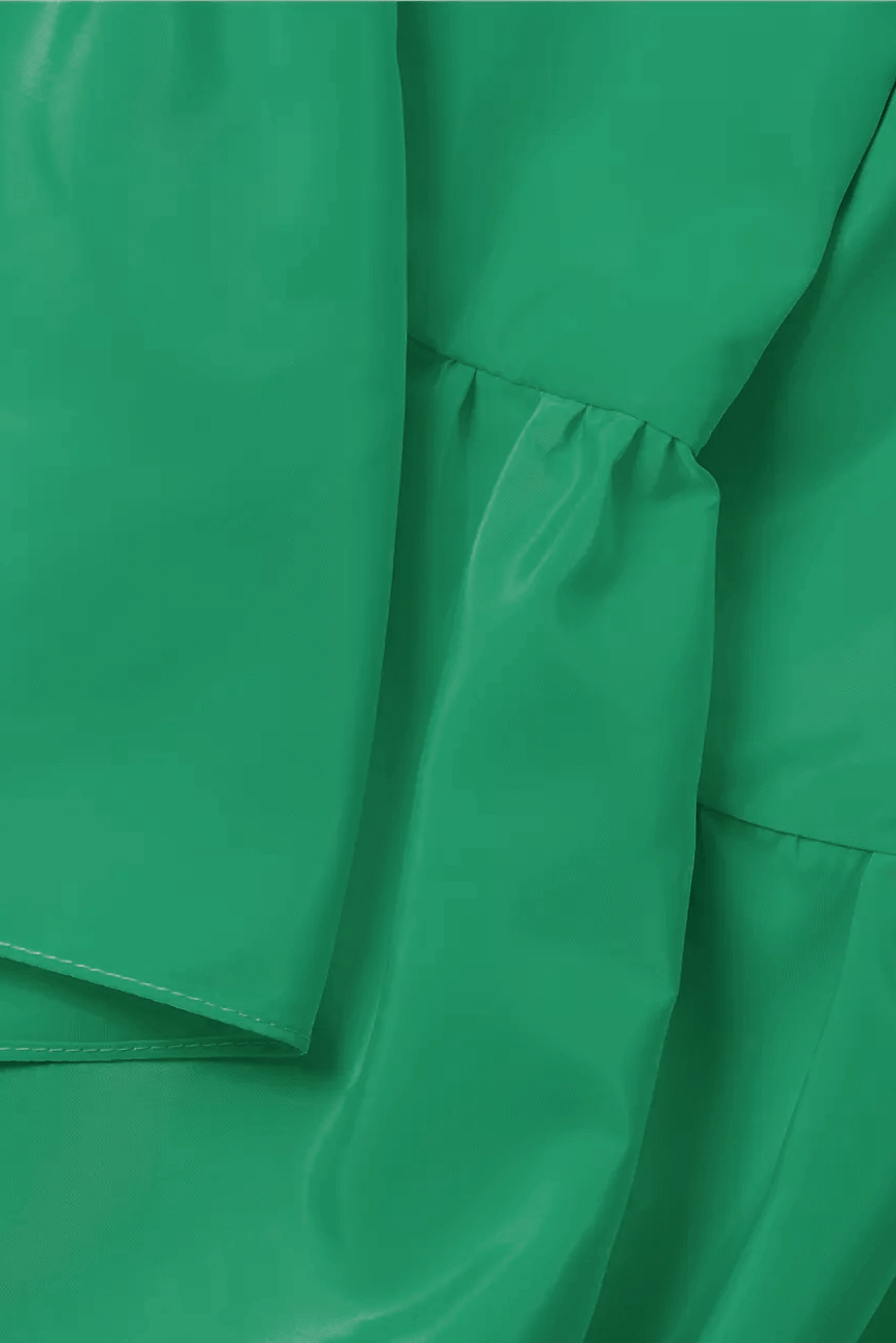 ONE33 SOCIAL | The Yolanda Green High-Low Maxi Gown | Green
