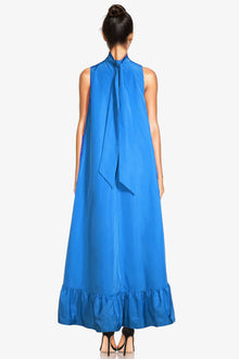 ONE33 SOCIAL | The Yolanda Peacock Blue High-Low Maxi Gown | Blue