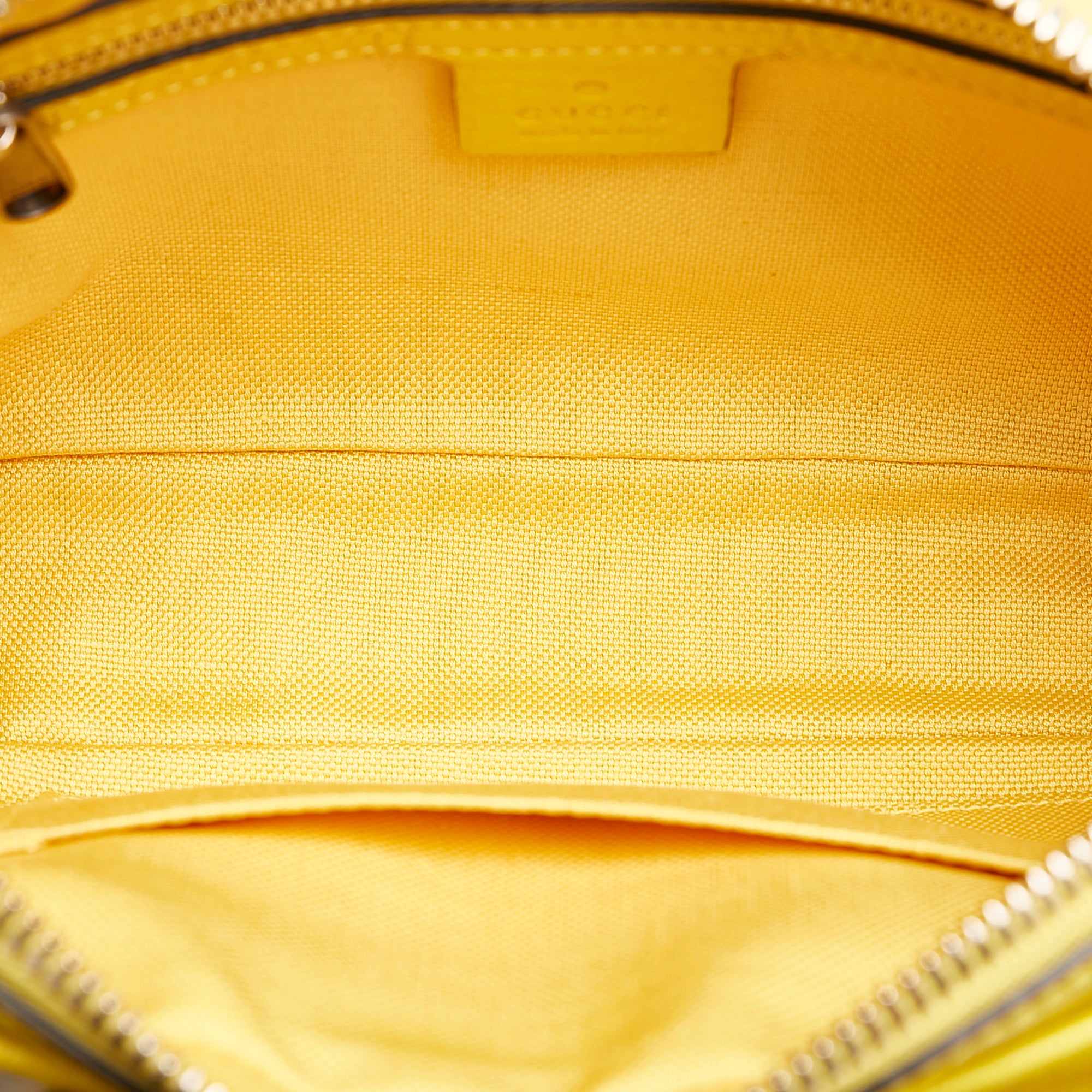 Gucci | Pre-Owned Interlocking G Morpheus Leather Belt Bag | YellowYellowYellow