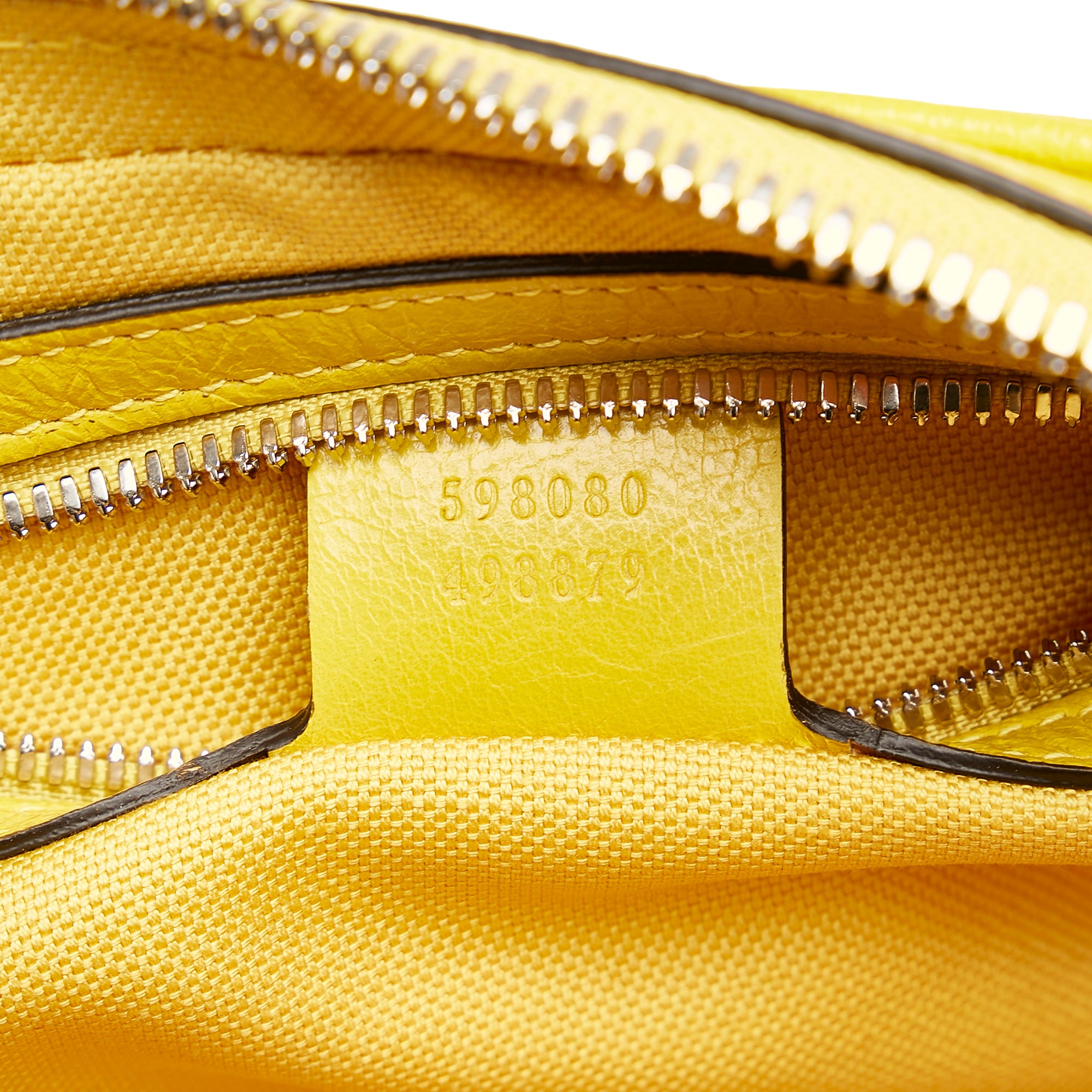 Gucci | Pre-Owned Interlocking G Morpheus Leather Belt Bag | YellowYellowYellow