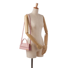Jacquemus | Pre-Owned Suede Embossed Le Chiquito Long | Pink